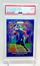 PSA 9 - 2020 Panini Prizm DARRYNTON EVANS RC Retail Blue Prizm SSP #396 Titans