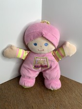Fisher Price Baby  s 1st First Doll Baby Soft Rattle Lovey Toy 2008 10  Plush