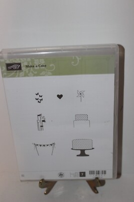 Stampin Up Stamp Set - Cling Stamps - Make A Cake | eBay