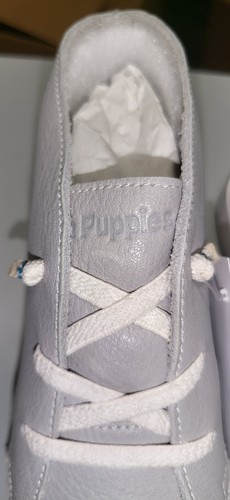 HUSH PUPPIES Shoes Womens Gray Soft Suede Short Ankle Everyday Chukka Sz 7M - Picture 5 of 10