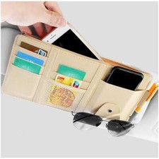 Car Sun Visor Organizer Sunglasses Holder Auto Interior Accessories