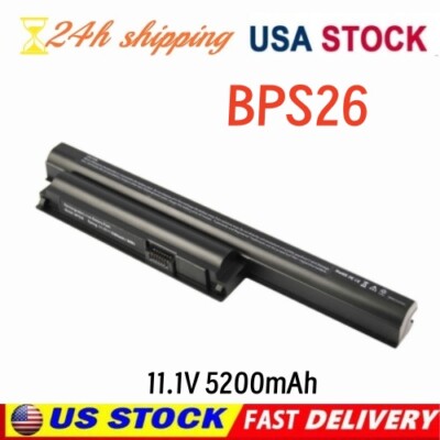 BPS26 Battery for Sony VAIO VGP-BPS26 VGP-BPS26A VGP-BPL26 VPC-EH VPC-CA 