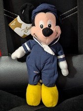 SAILOR Mickey The Disney Store Mini Bean Bag 8" NEW WITH TAGS NWT    