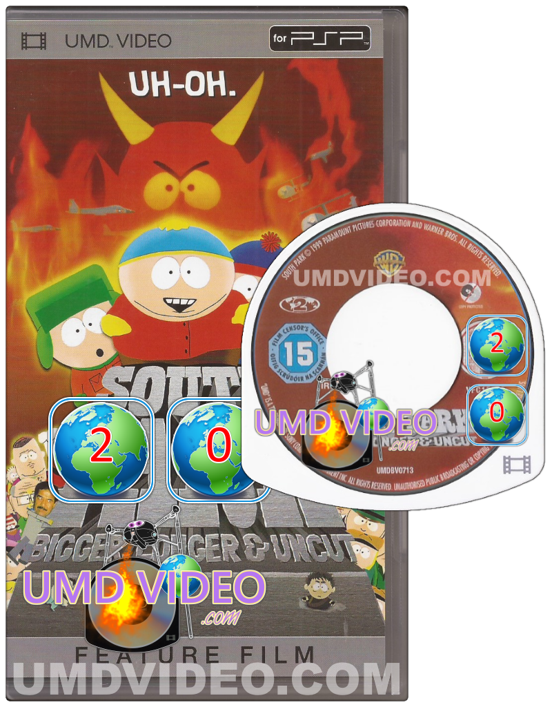 PSP UMD Movie South Park Bigger, Longer Uncut 5060146917131