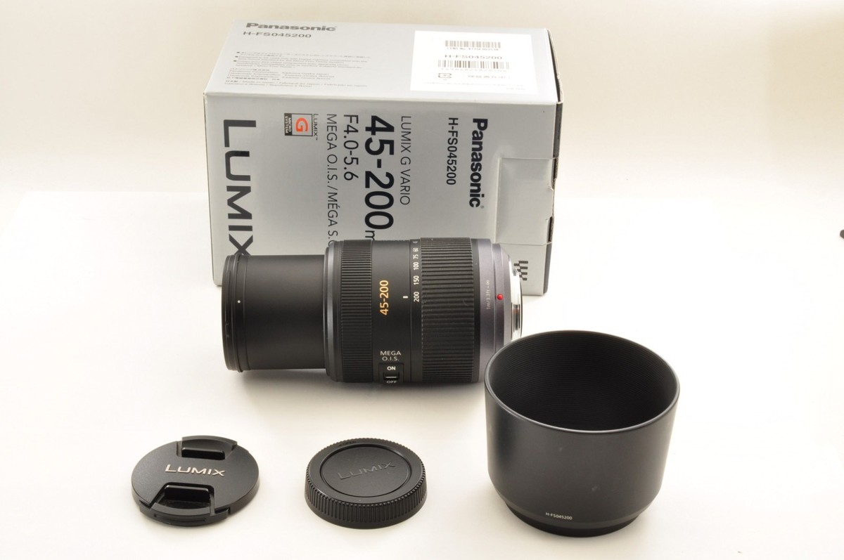 Panasonic Lumix G Vario 45-200mm f/4.0-5.6 Mega O.I.S Lens From