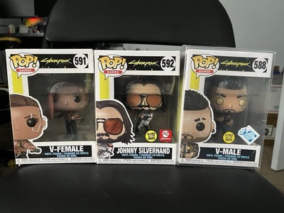 Funko Pop Cyberpunk 2077 Figure Lot Johnny Silver Hand V Male Female Exclusive