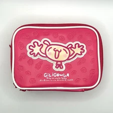 Giligowla Makeup Case VINTAGE 1980s 80s Kawaii Jean Co. RARE Hot Pink Bunny 6in