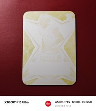 2022 Leaf Exotic Football Yellow Turtle Printing Plate 1/1 Travon Walker #BA-TW1