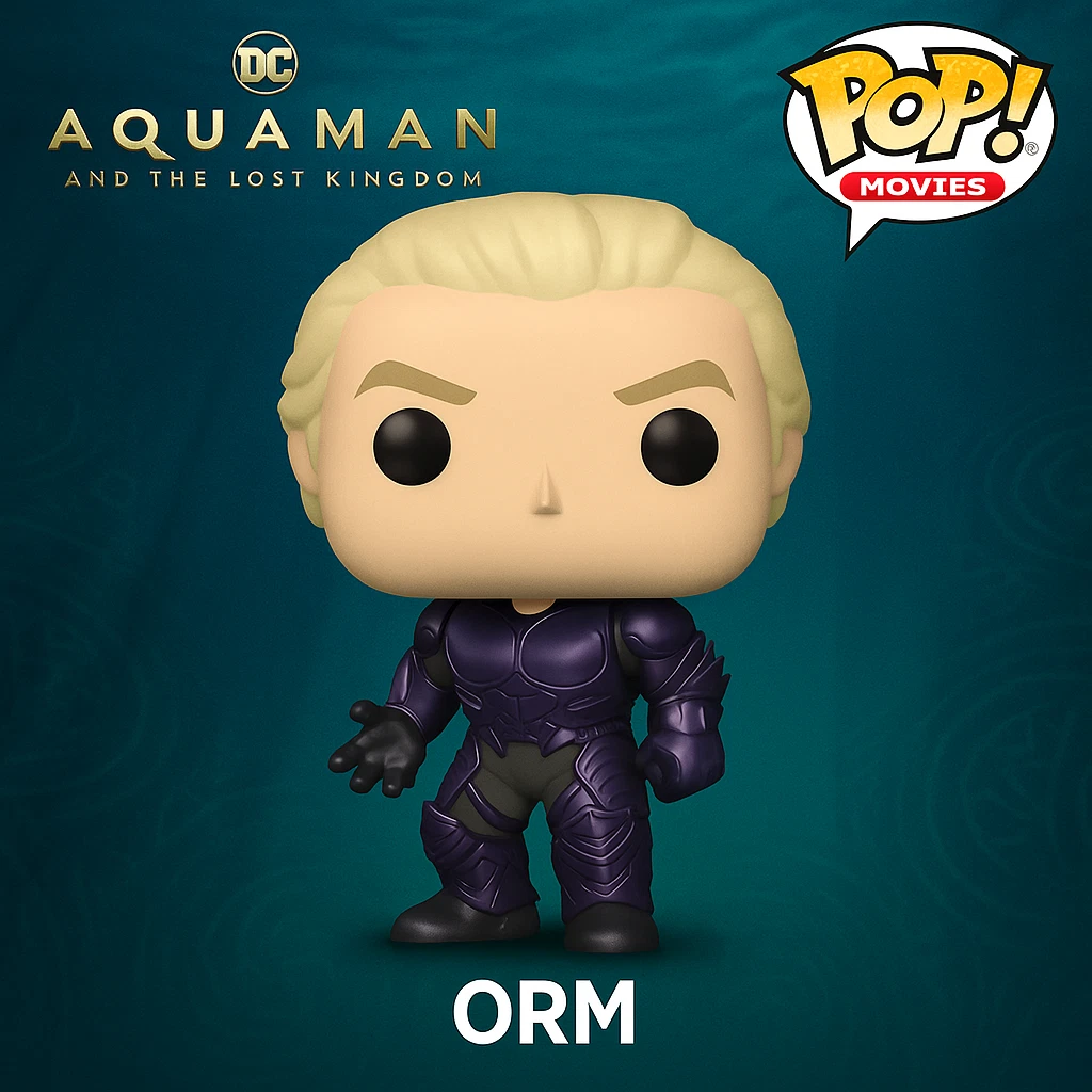 Funko POP! Vinylfigur: Aquaman – Orm, Ca. 9 Cm Groß, In Fensterbox