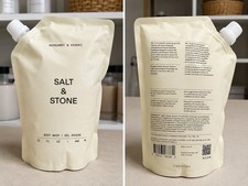 Salt Stone Body Wash Refill Bergamot Hinoki 32 oz 946 mL NEW