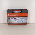 Crescent CTK70C 70-Piece Mechanics Tool Set 1/4" 3/8" Drive SAE Metric