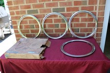 73-77 1973-1977 Monte Carlo Malibu Elcamino Turbo Polycast Nos Trim Rings