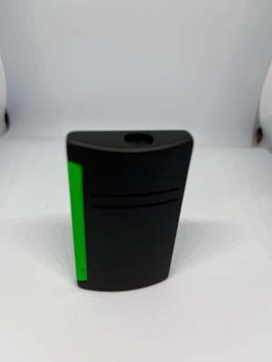#ad S.T. Dupont Maxi Jet Matte Black Neon Green Lighter Used $253.23