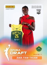 2026 Panini Instant WNBA Draft #4 Awa Fam Thiam Seattle Storm RC PRESALE