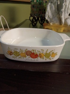 Vintage Corning Ware Spice of Life L Echalote 1 QUART Casserole A-1-B NO LID