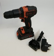 Black & Decker 18V 1 x 1.5Ah Cordless Combi Drill