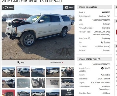 Used Body Control Module fits: 2015 Gmc Yukon xl 1500 Body Control BCM VIN 1 4th