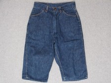 IK09434 VINTAGE 1950s WRANGLER WOMENS BLUE BELL JEAN SHORTS sz12 NICE
