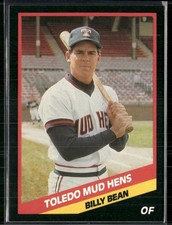 Billy Bean 1988 Toledo Mud Hens Team Set Card
