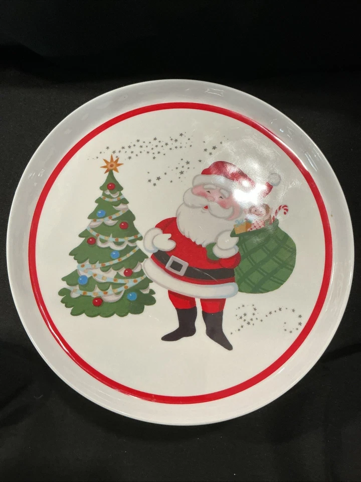 Juego de dos platos de Navidad de melamina Pottery Barn Foto 4 de 4