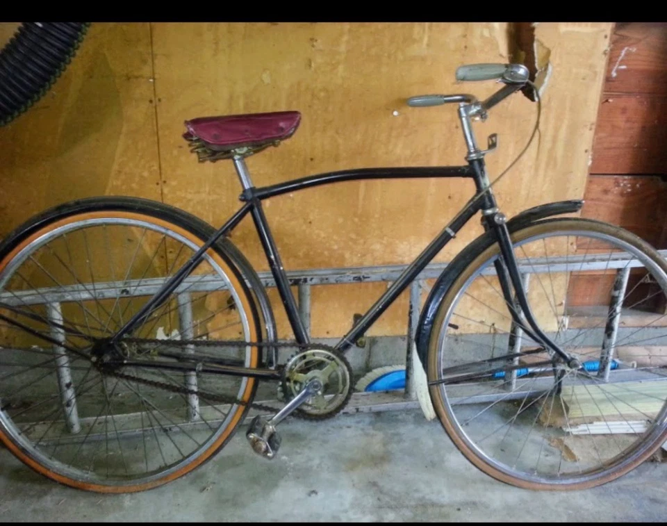 Bicicleta de colección Raleigh 1956 26 pulgadas 3 velocidades para hombre Foto 4 de 4