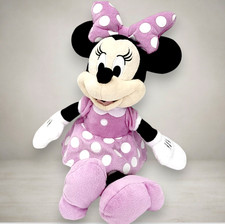 Disney Just Play Minnie Mouse Plush Doll Pink Polka Dot Dress Bow Sings Talks 10