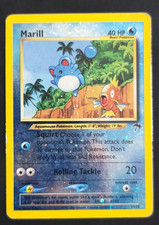 Pokemon Marill TCG Reverse Holo Card 11/18 Southern Islands DMG on eBay