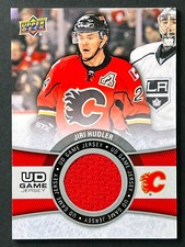 2015-16 Upper Deck #GJ-JI Jiri Hudler UD Game Jerseys Series One Calgary
