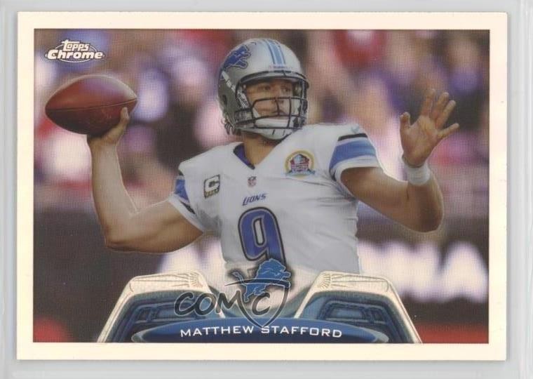 2013 Topps Chrome Refractor Matthew Stafford #140 11qd