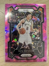 Yuta Watanabe 2023-24 Panini Prizm #285 Prizms Pink Ice
