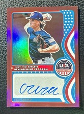 2025 panini stars and stripes Cruz Adams Autographed Card # NTS-CA 10/99 RED