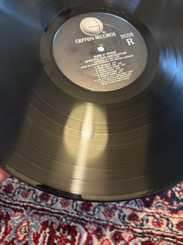 Guns N Roses; Appetite for Destruction; Geffen; OG, First Prss; IN SHRINK; CLEAN - Picture 6 of 11