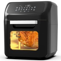 Pro Breeze® Air Fryer 12L Oil Free Air Fryer Oven with Rotisserie for Cooking