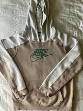 Vintage Y2K Nike Youth Center Swoosh Fleece Hoodie Size XL Skater Streetwear