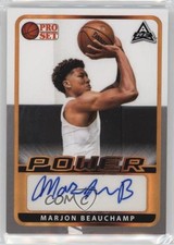 2021-22 Leaf Pro Set Power Base Auto MarJon Beauchamp #BA-MJB Auto 0dp1