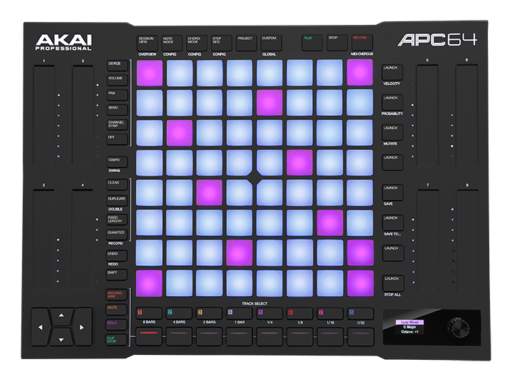 Akai APC64 - Ableton Live Controller With 64 Velocity-Sensitive