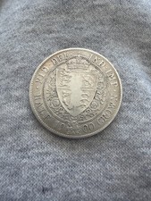 1900 Victoria Half Crown – VF – Old Veiled Head – 92.5% Sterling Silver