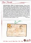 1862 19 OCTOBER C.10 SASS 14Dd ISOLATED ON LETTER SENT FROM ISERNIA X S.GERMANO
