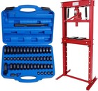 Werkstattpresse 20T Hydraulikpresse + Druckstücksatz 56-88mm – Rahmenpresse