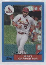 2017 Topps Silver Pack 1987 Design Chrome Blue 69/115 Matt Carpenter #87-MC nq3