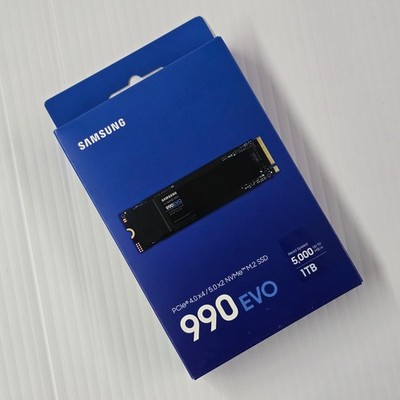 Samsung 990 EVO 1TB Internal SSD PCle Gen 4x4 5x2 NVMe New Sealed MZ-V9E1T0B/AM