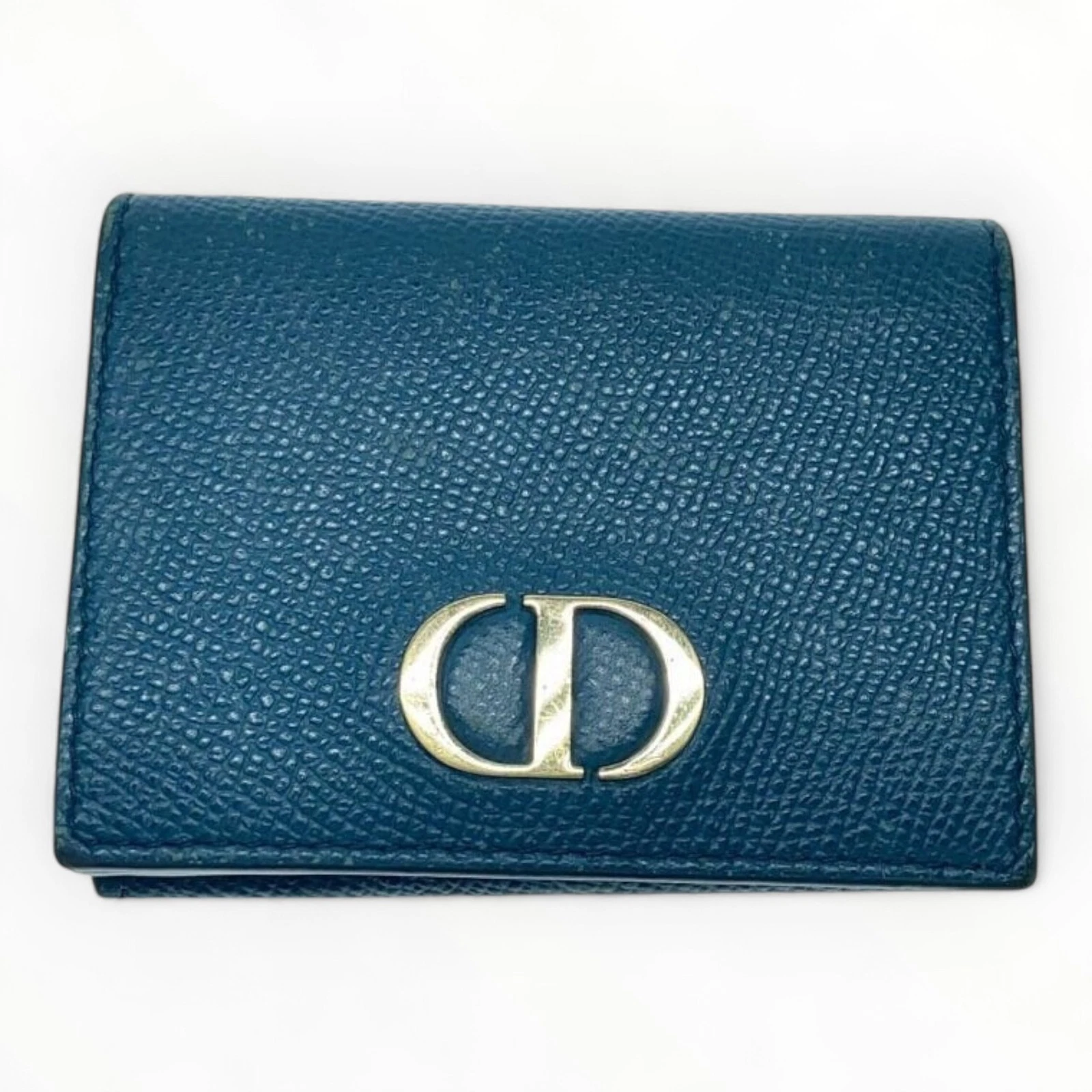 Portefeuille compact Christian Dior logo CD triple pli 8305