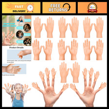 60 Pcs Mini Finger Hands Puppets - Funny Tiny Hands for Gag Gifts  Party Favors