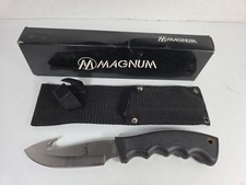 Magnum Guthook Tactical Knife With Sheath, 3-3/4" Blade,  New