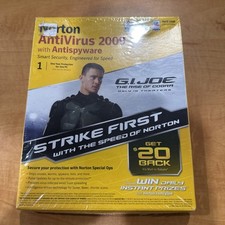 GIJoe Norton Antivirus 2009 New Sealed