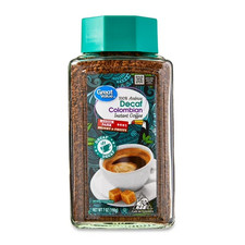 Great Value Decaf Colombian Instant Coffee 7 oz Medium Dark Roast Arabica