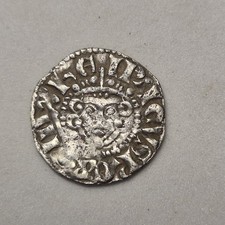 Genuine Henry III Long Cross Penny,  Silver Hammered coin 1216-1272