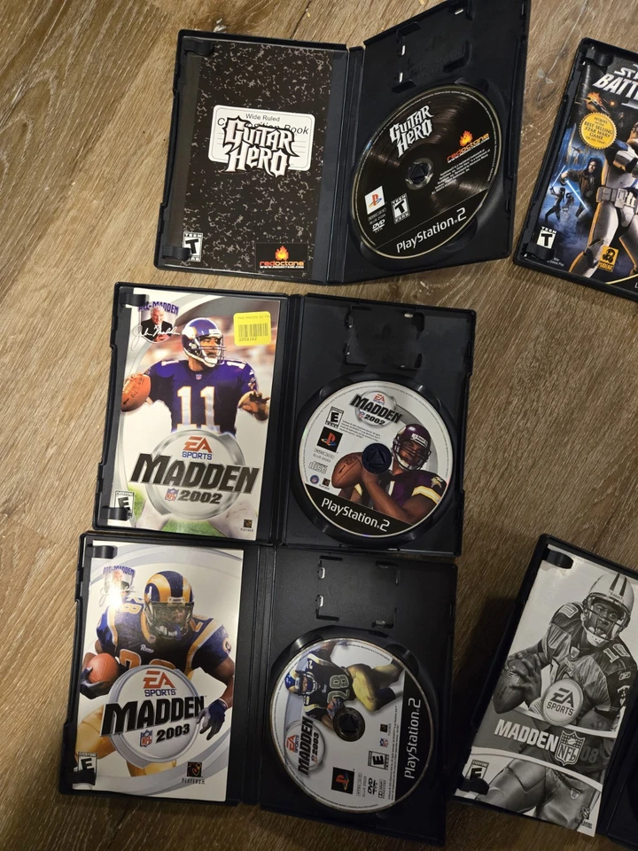 PS2 Juego Paquete 10 Juegos Lote Psychonauts Battlefront Batman Madden Final Fantasy Foto 3 de 4