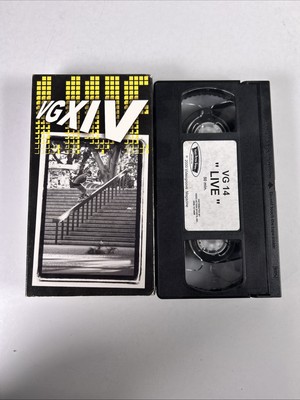 Vintage Aggressive Inline Rollerblading VHS Video VGXIV Live 