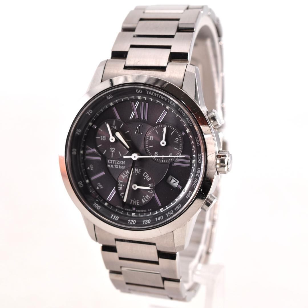 Citizen XC Silver Chronograph Quartz Watch Pre-Owned Functional